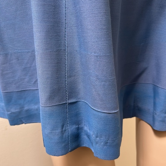 VTG Women's 40s Blue 2 Piece Top & Skirt Set 1940s Dress Suit Peplum Outfit - Picture 7 of 10